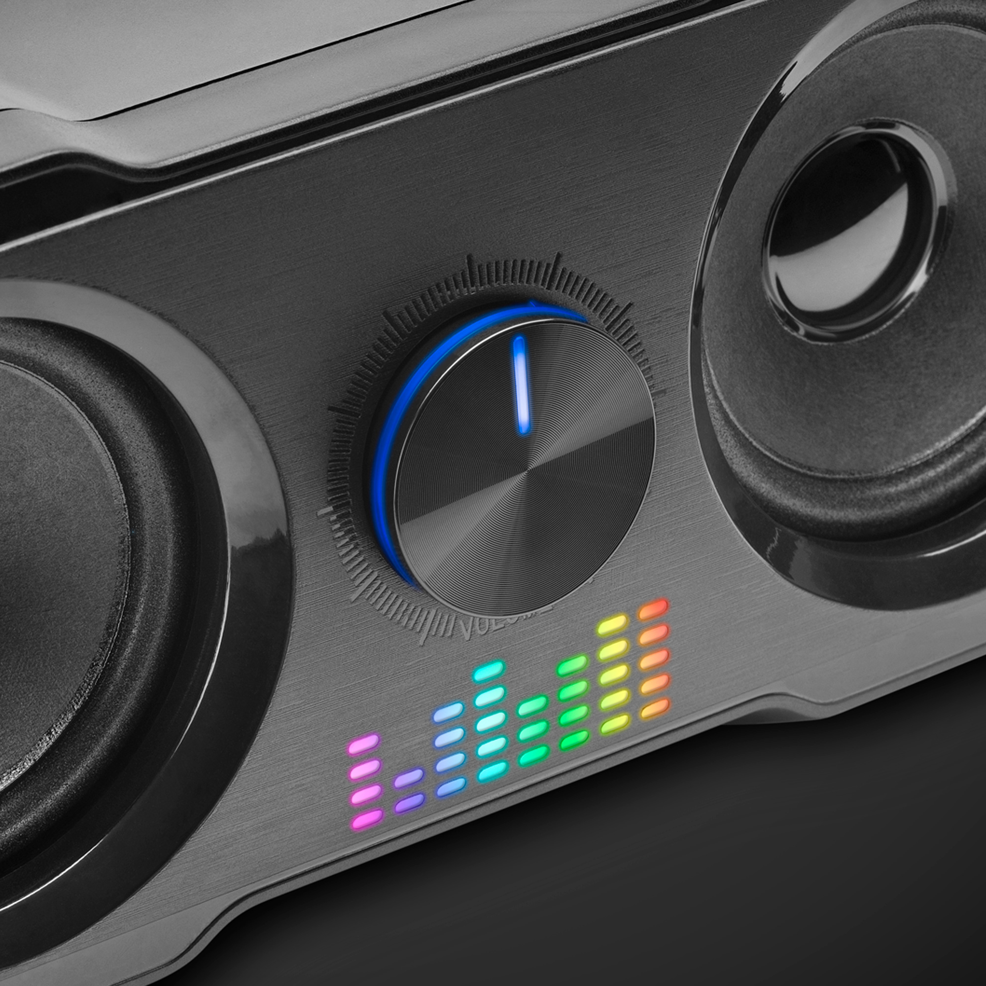 Mars Gaming MS22 Compact Gaming Speakers 2.2 RGB Flow Subwoofer + 4 Active Speakers DSP Sound – image 3