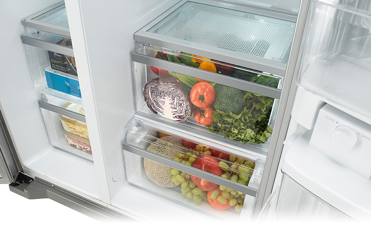 LG GSL325PZYZ side-by-side refrigerator Freestanding – image 4