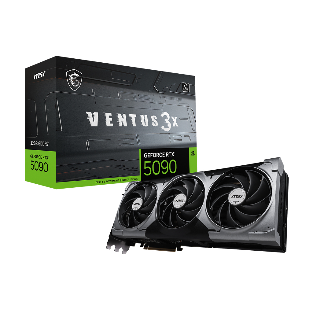 MSI GeForce RTX 5090 32GB VENTUS 3X OC – image 1