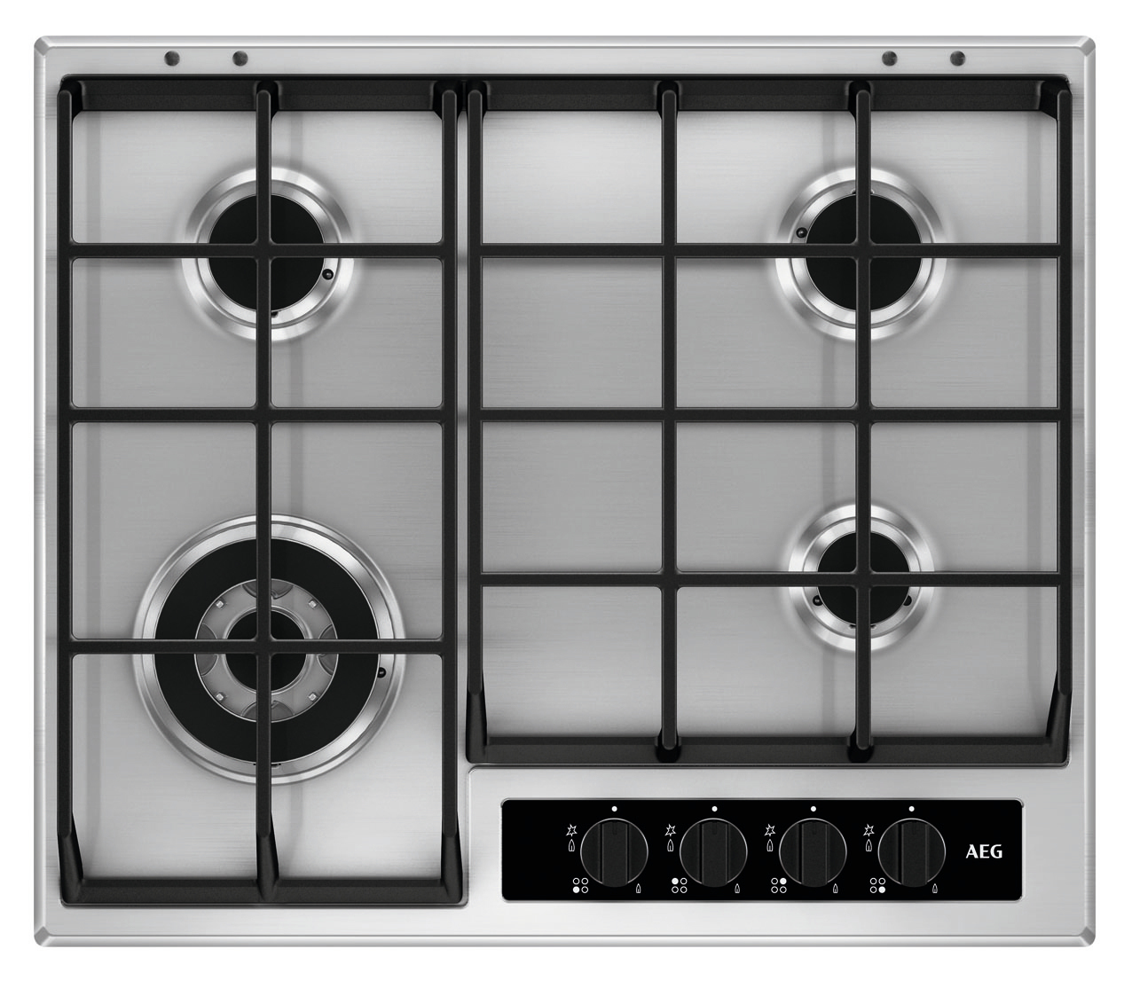 AEG HG654550SY Stainless steel Built-in Gas 4 zone(s)