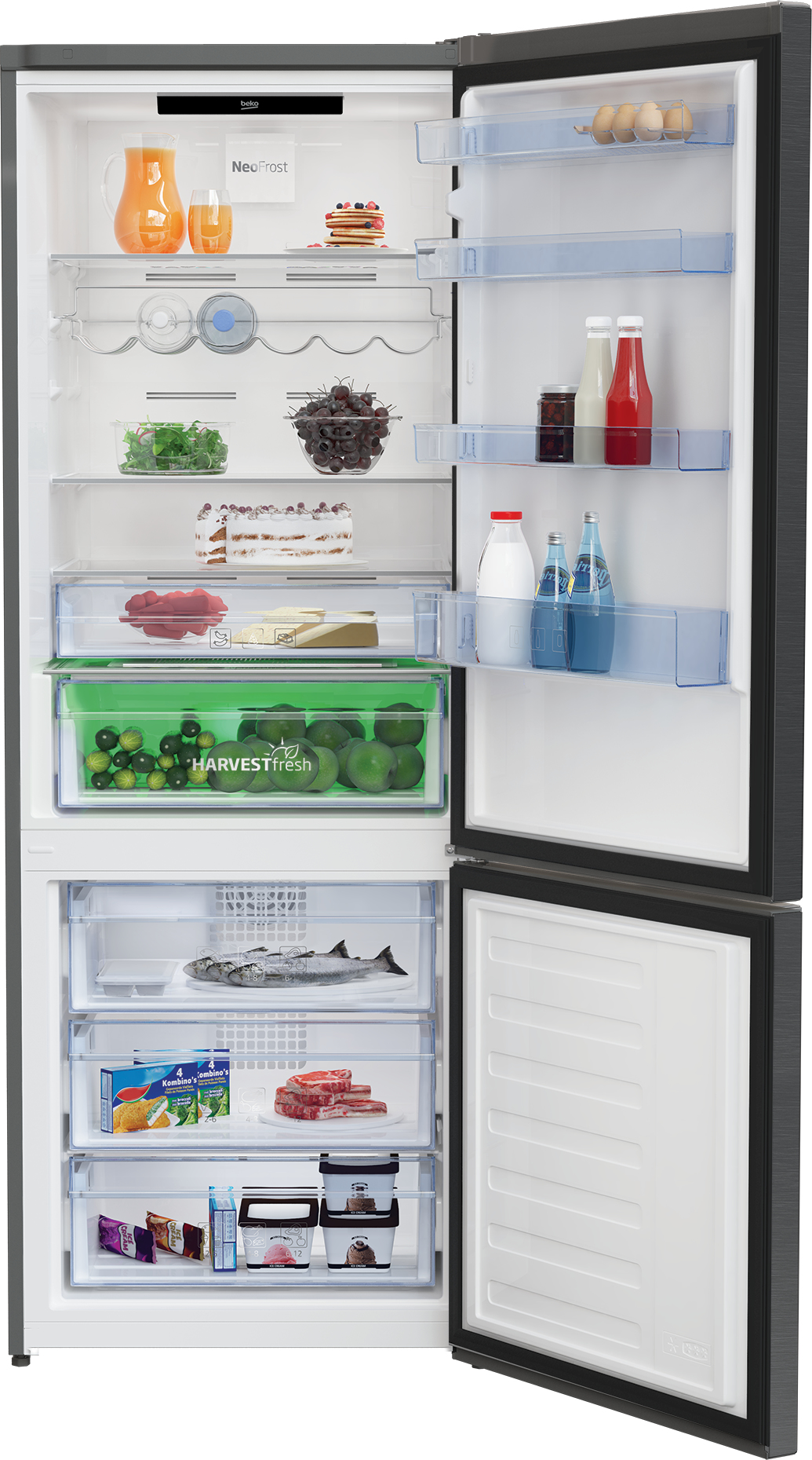 Beko 7298247597 fridge-freezer Freestanding – image 3