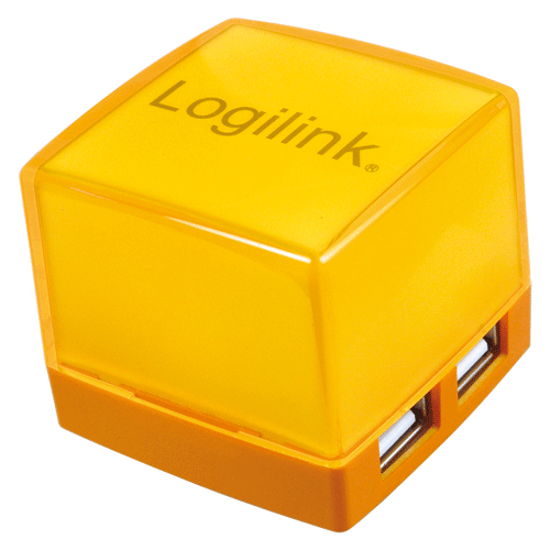 LogiLink UA0120 interface hub 480 Mbit/s Orange