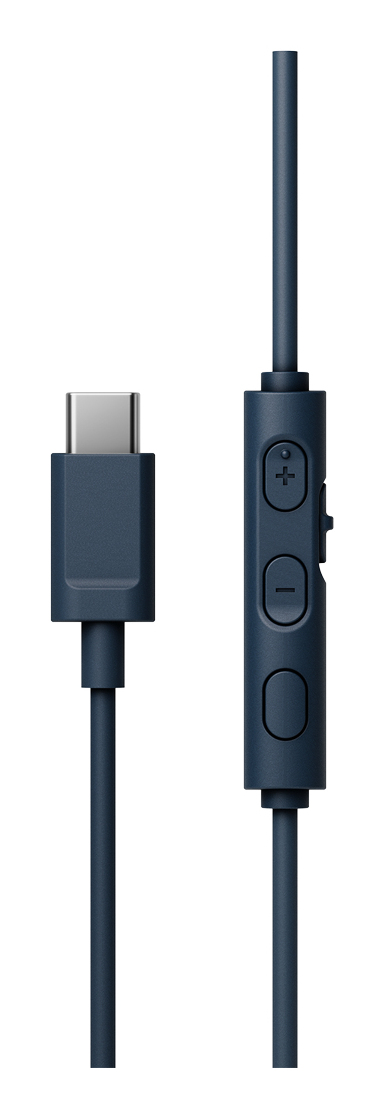 JVC HAS33UC Headset Wired Head-band Calls/Music USB Type-C Black, Blue image 4