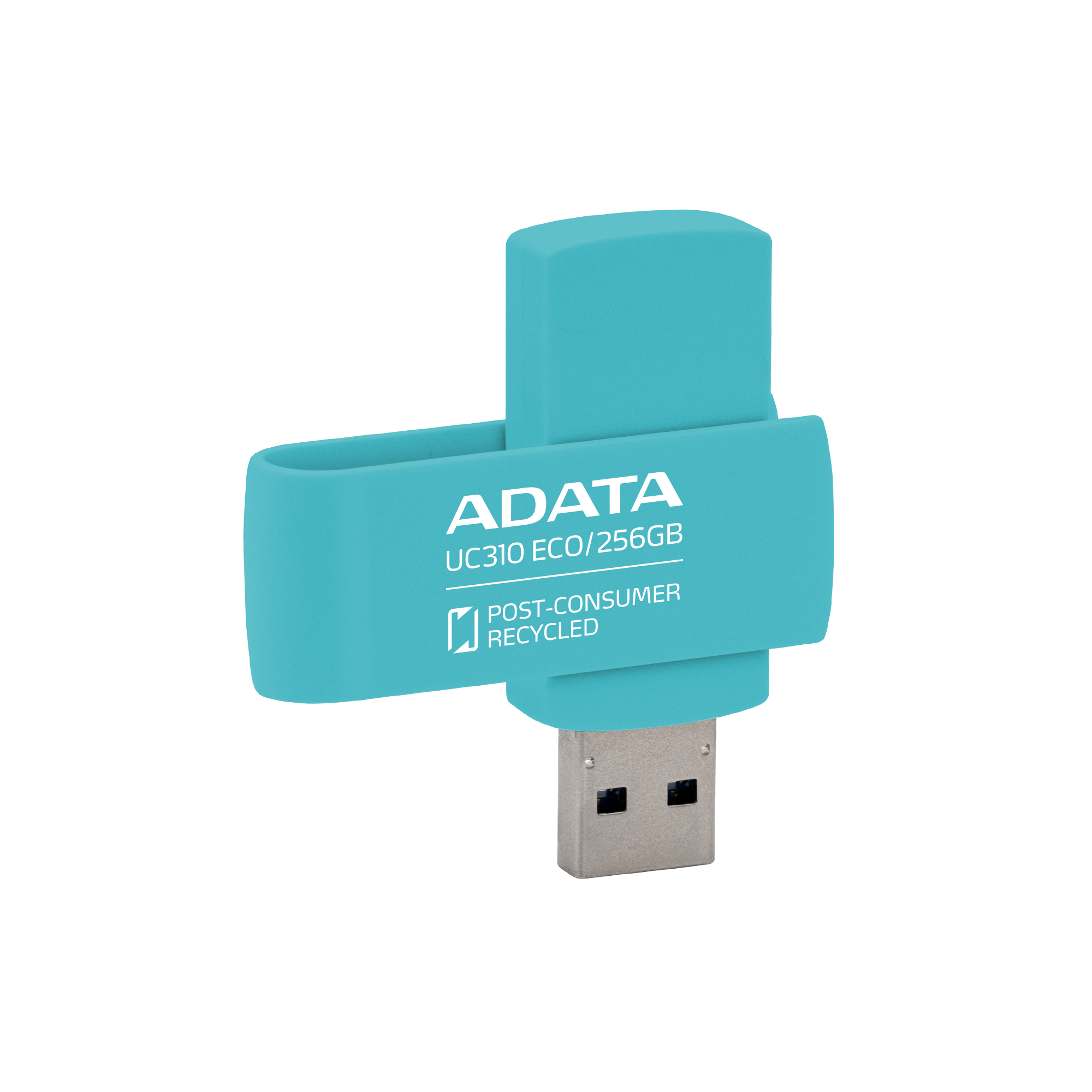 Memoria USB ADATA UC310 ECO - 256GB - USB 3.2 - Verde - UC310E-256G-RGN
