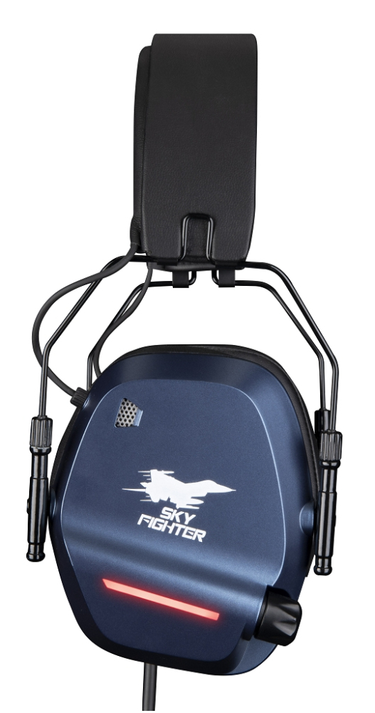 Konix Drakkar 61881118542 headphones/headset Wired Head-band Gaming Black, Blue – image 4