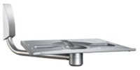 TVB 150 - TV wall support - Silver/Aluminium