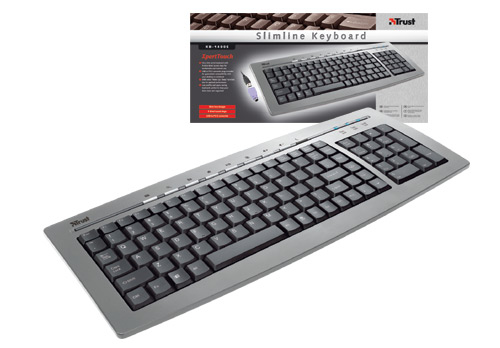 Trust Slimline Keyboard KB-1400S DE – image 2