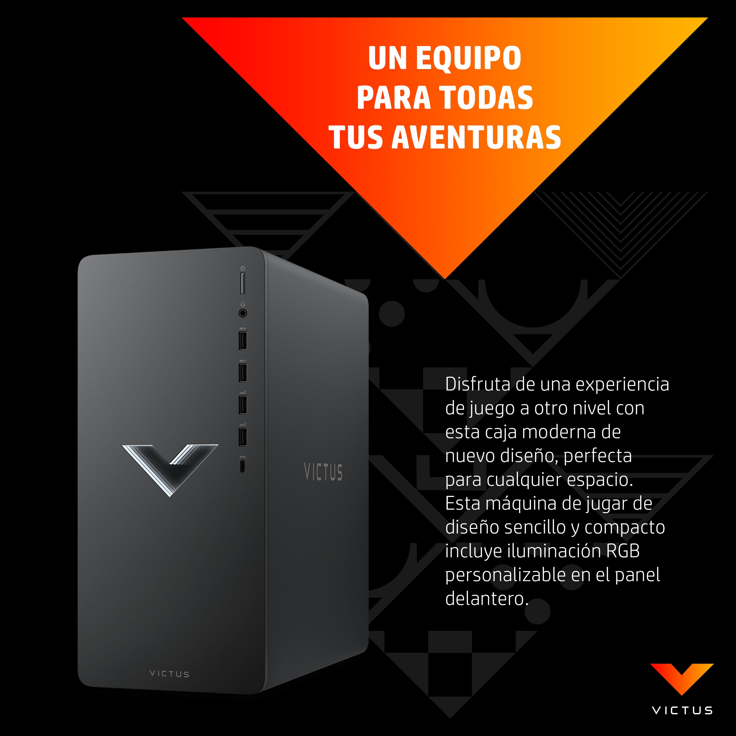 PC gaming - HP Victus 15L TG02-0009ns , AMD Ryzen™ 5 5600G, 16GB RAM, 512GB SSD, RTX™ 3050, W11 H, Plata - imagen 11