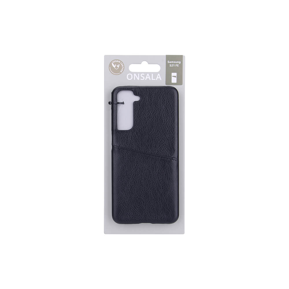 Onsala Mobile Cover Black with Cardpocket Samsung S21 FE – image 2