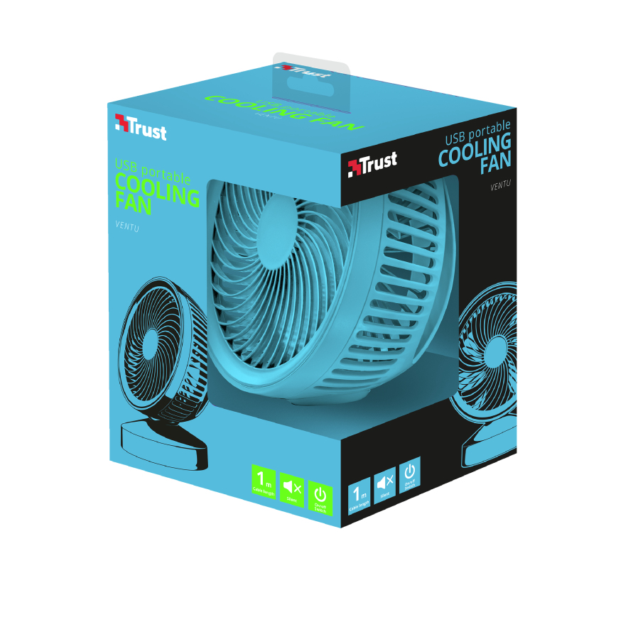 Trust 22580 household fan Blue – image 5