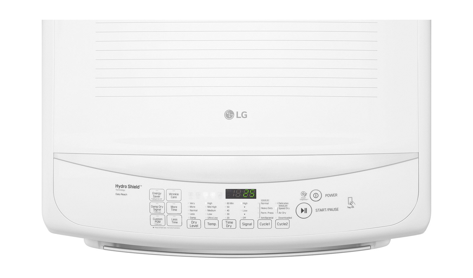 LG DLE1501W tumble dryer Freestanding Front-load – image 6