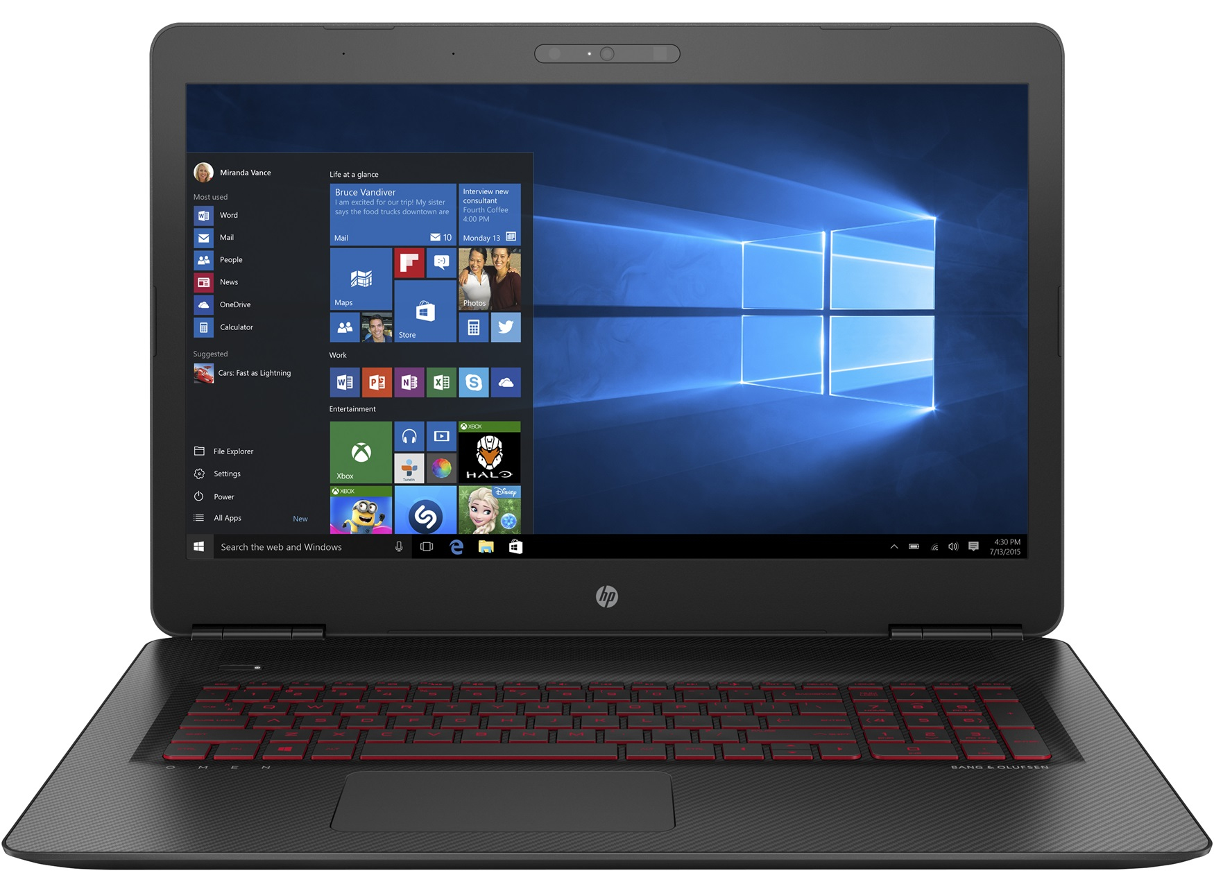 HP OMEN 17-w250nz Intel® Core™ i7 i7-7700HQ Laptop