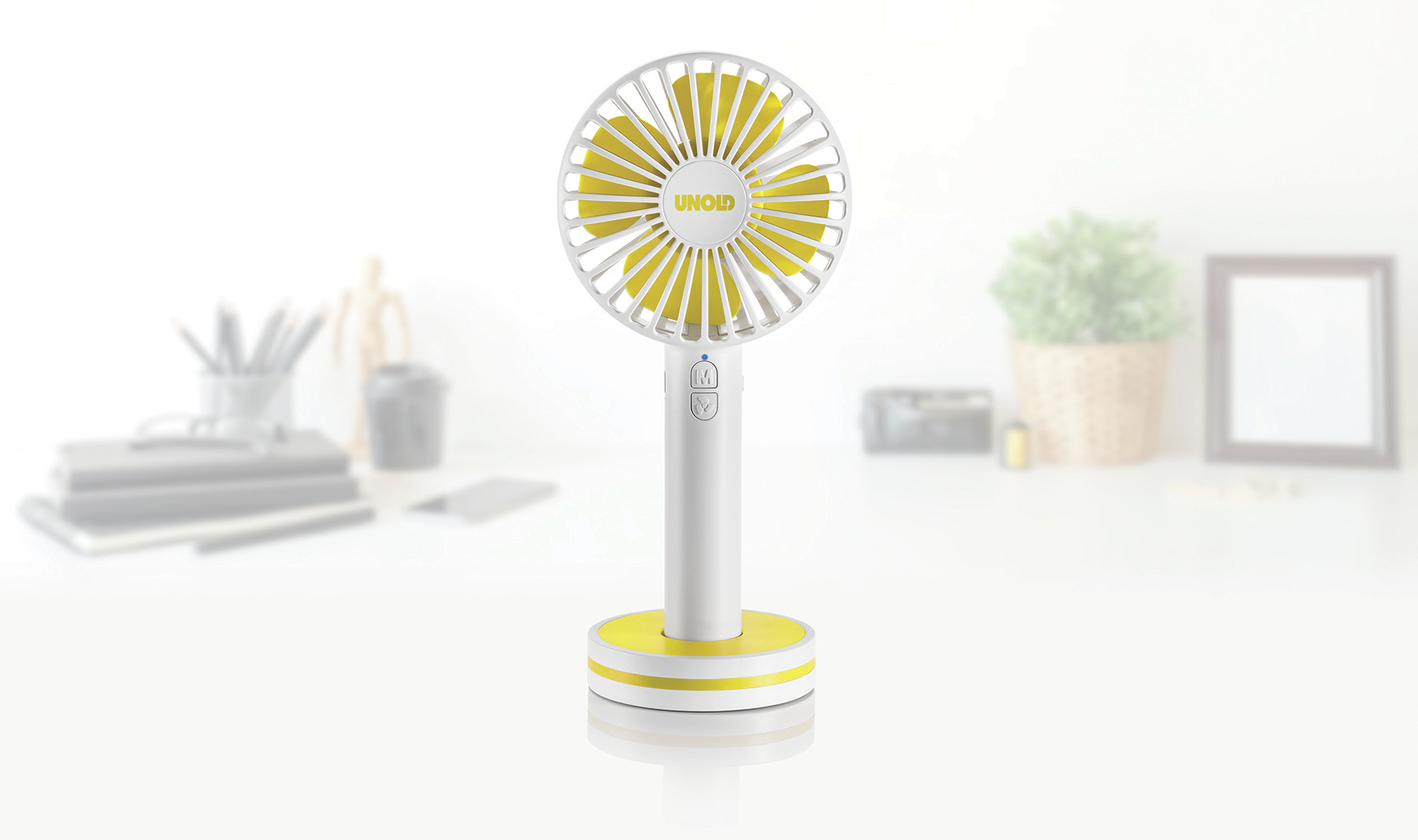 Unold 86610 personal handheld mister/fan White, Yellow – image 9