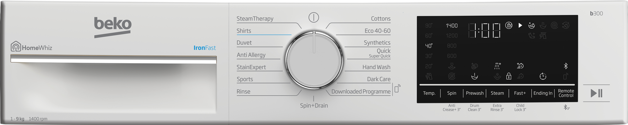 Beko B3W5942IW washing machine Front-load – image 4