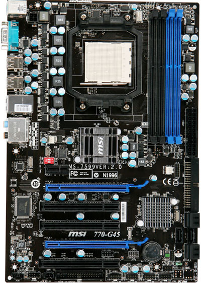 MSI 770-G45 motherboard AMD 770 Socket AM3 ATX