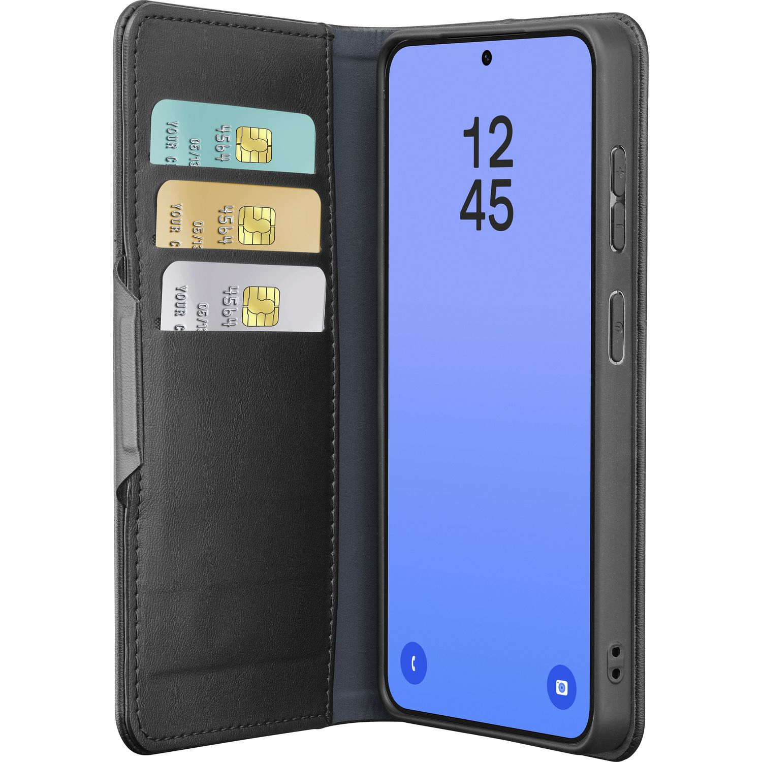 Funda móvil - CellularLine Book Agenda, Para Samsung Galaxy S26 Ultra, Negro