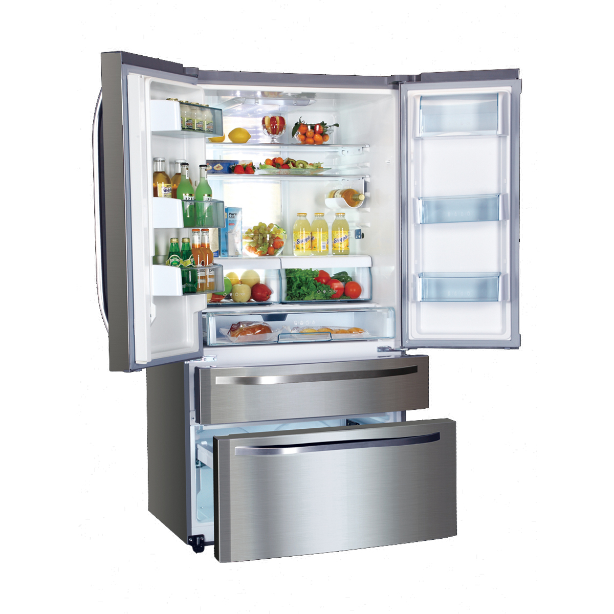 Haier HB21-FSSAA side-by-side refrigerator Freestanding – image 2
