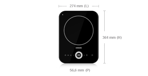 Samsung CTN431SC0B hob Black Countertop Zone induction hob 1 zone(s) – image 5