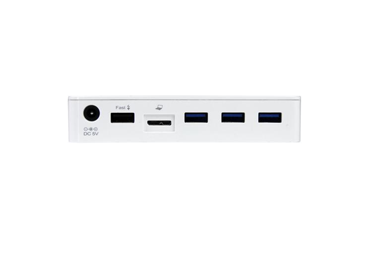 StarTech.com 3-Port USB 3.0 Hub for Laptops & Windows Based Tablets + Fast-Charge Port & Device Stand – image 3