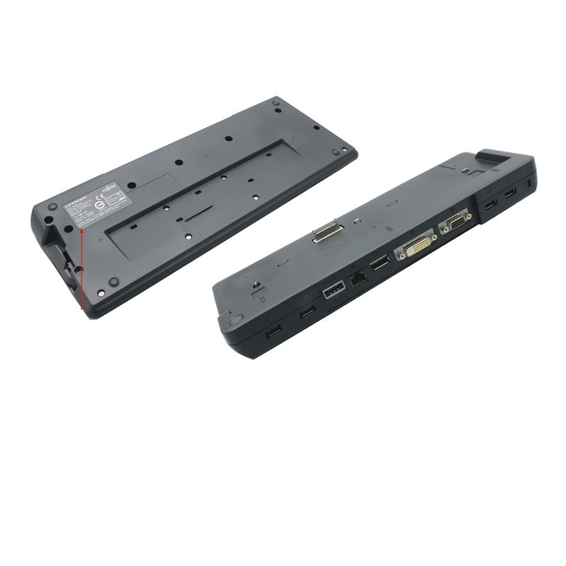 Fujitsu FUJ:CP630731-XX laptop dock/port replicator Docking Black