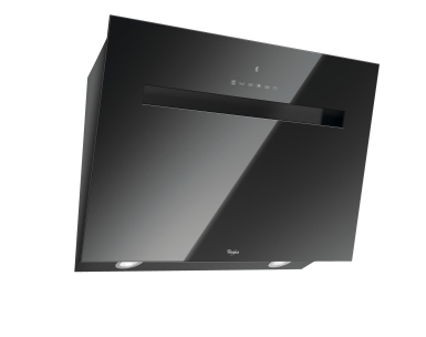 Whirlpool AKR808UKBK cooker hood Wall-mounted Black 779 m³/h