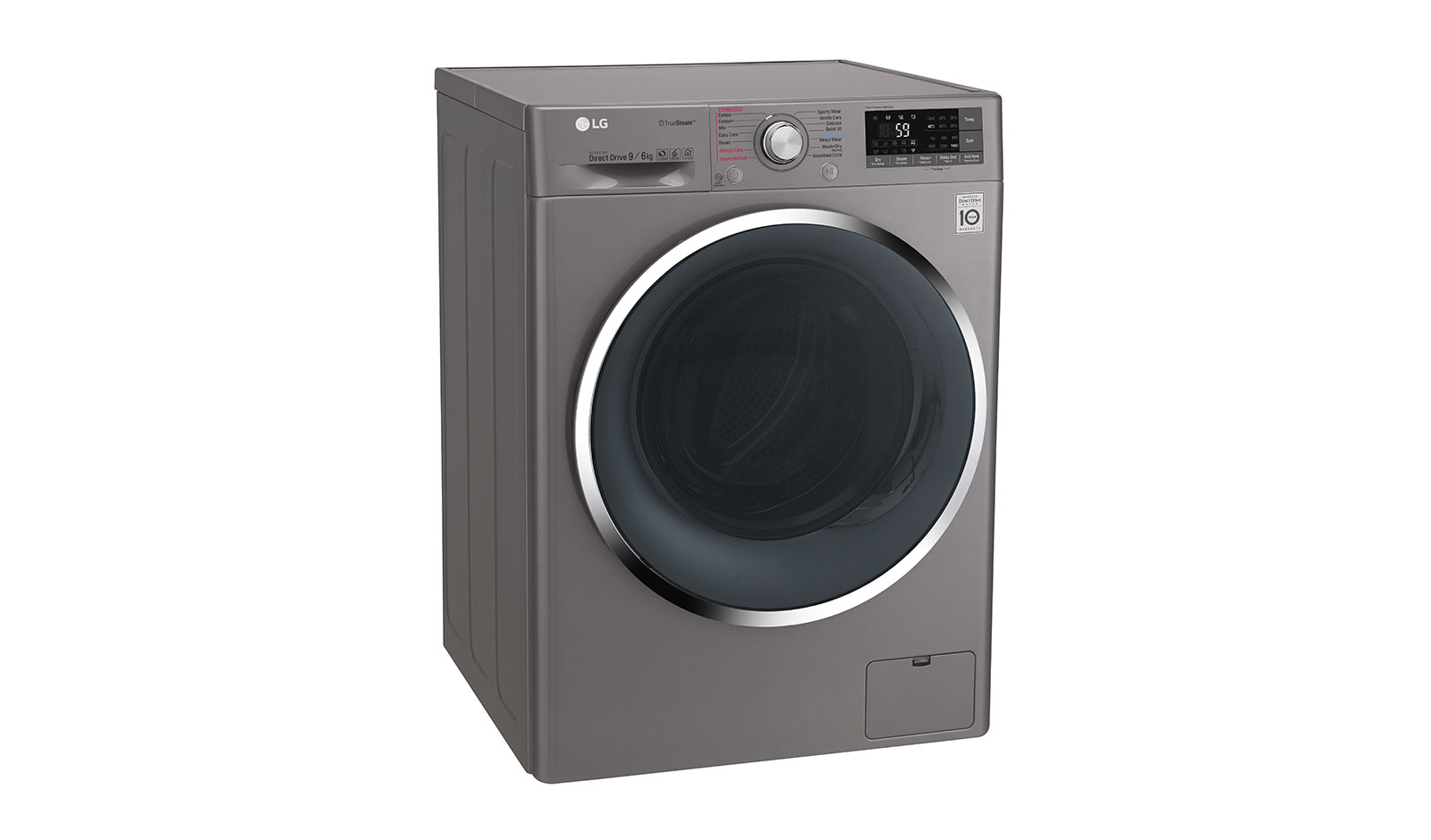 LG F4J8FH2S washer dryer Freestanding Front-load Stainless steel – image 2