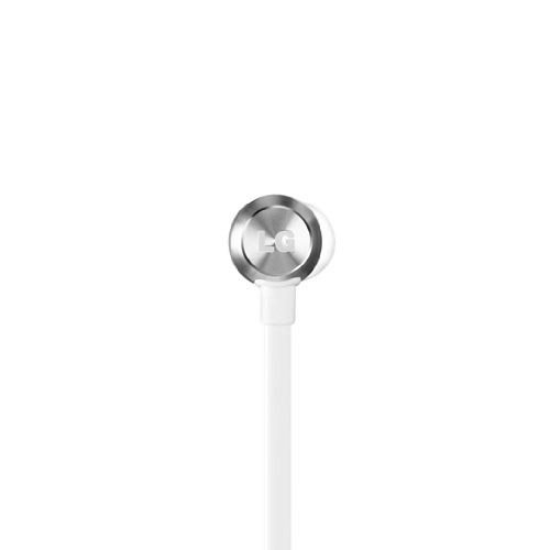 LG MA255773 headphones/headset Wired In-ear White, Silver – image 2