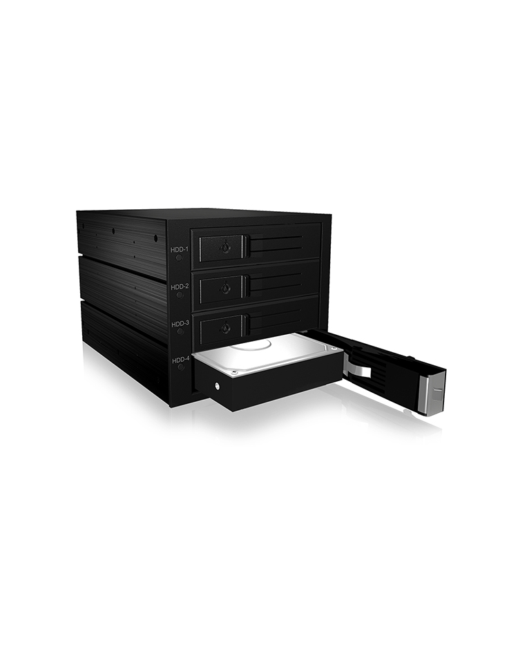 ICY BOX IB-564SAS-12G disk array Black – image 2