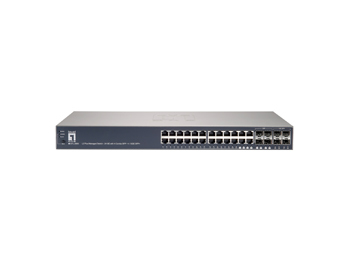 LevelOne 20 GE + 4 GE Combo SFP + 4 10GE SFP-Plus L2-Plus Managed Switch – image 2
