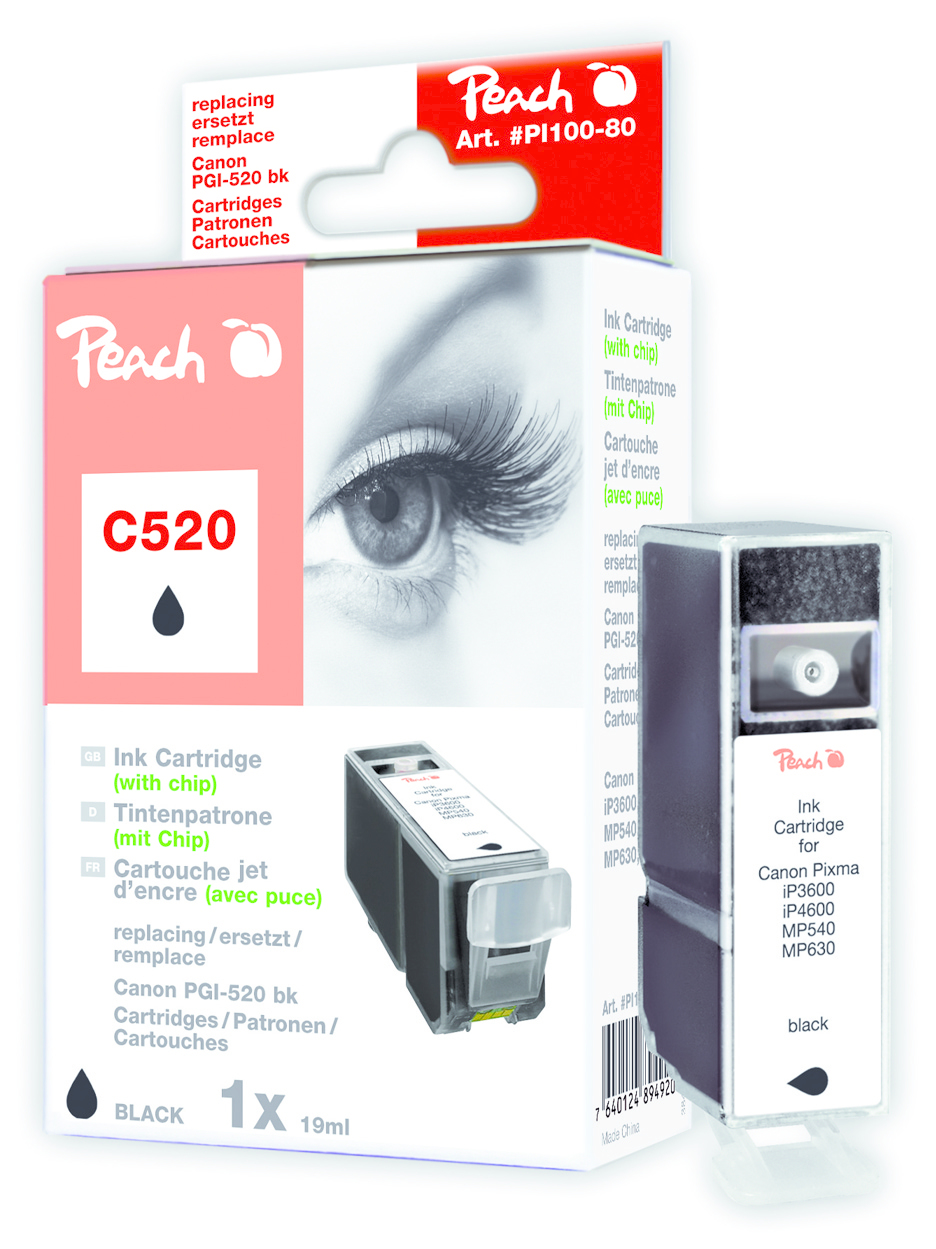 Peach 313545 ink cartridge 1 pc(s) Black