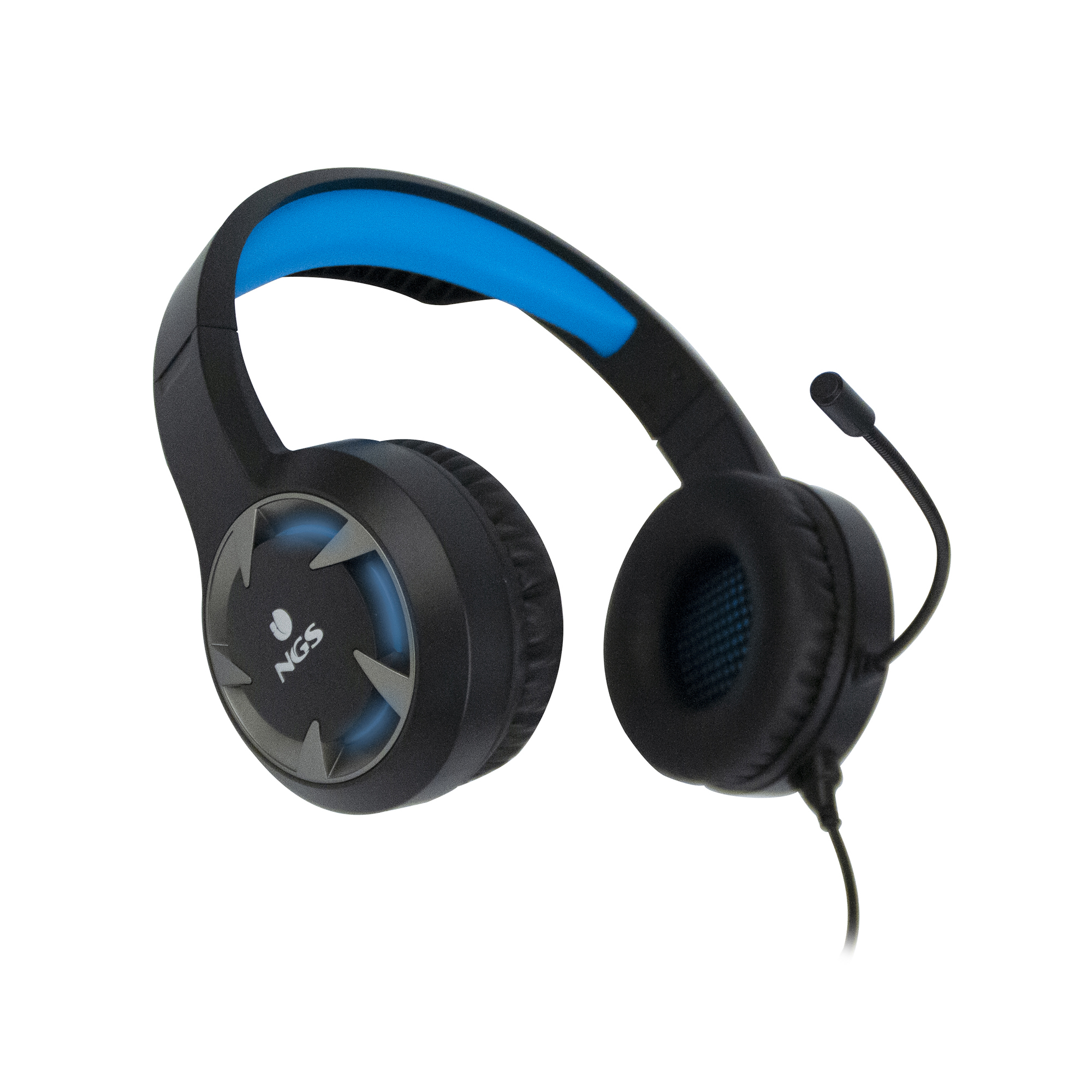 NGS GHX-510 Headset Wired Head-band Gaming Black, Blue – image 4