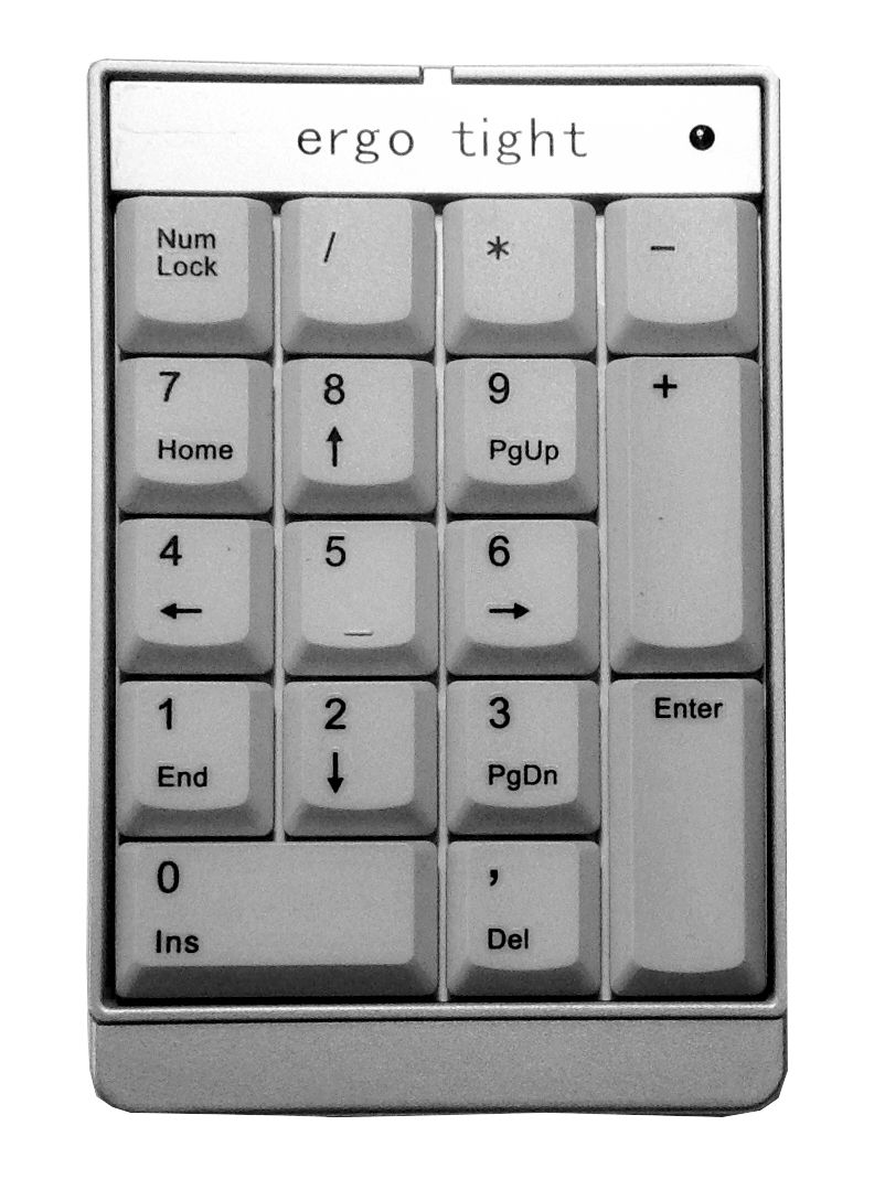 Hypertec K-NP-W numeric keypad PC RF Wireless White