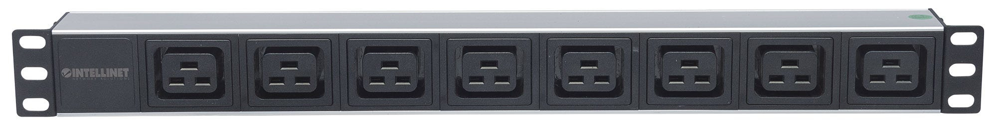 Intellinet 19" 1U Rackmount 8-Output C19 Power Distribution Unit (PDU) With Removable Power Cable and Rear C20 Input – image 3