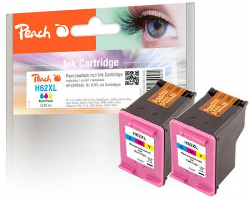 Peach 0F319636 ink cartridge 2 pc(s) Cyan, Magenta, Yellow