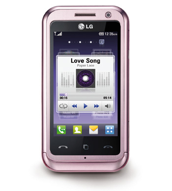 LG KM900 Arena Pink
