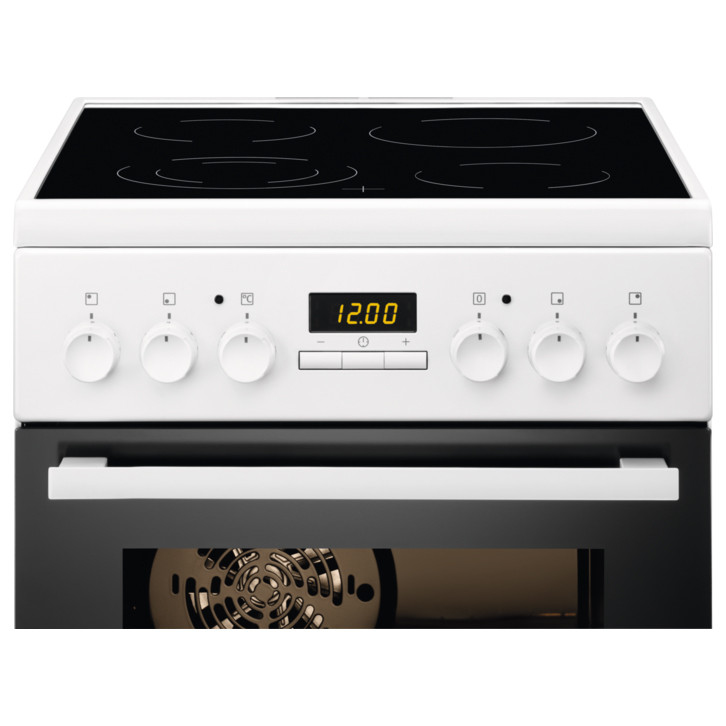 Electrolux EKI50551OW Freestanding cooker Electric Zone induction hob Black, White – image 2