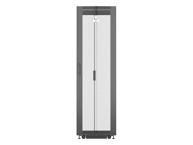 Vertiv VR3300TAA rack cabinet 42U Freestanding rack Black, Transparent – image 3