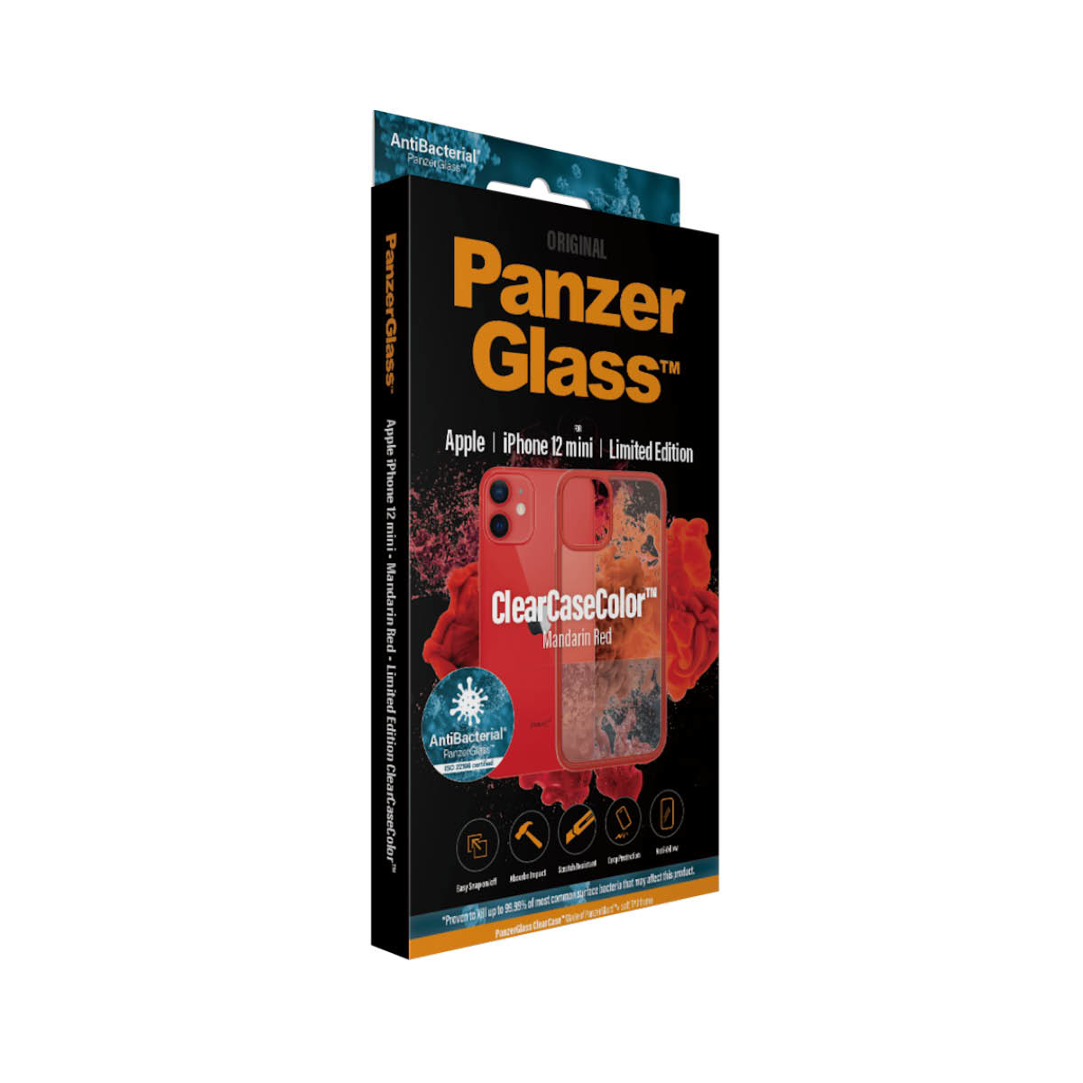 PanzerGlass ® ClearCaseColor™ iPhone 12 mini - Mandarin Red Limited Edition – image 5