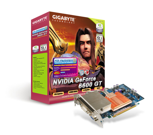 GIGABYTE NVIDIA GeForce 6600 GT 128MB DDRIII