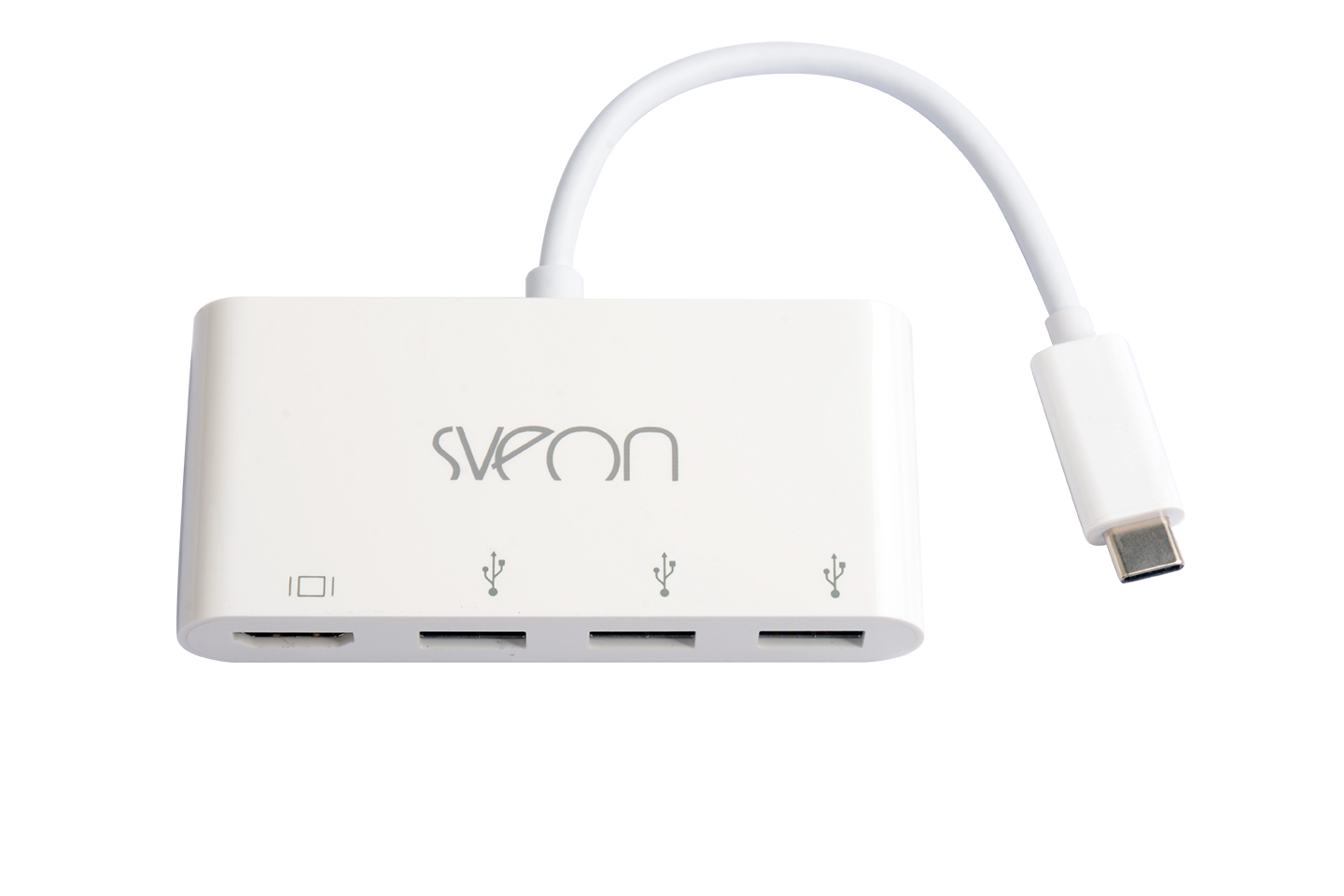 Sveon SCT502 base para portátil y replicador de puertos USB 3.2 Gen 1 (3.1 Gen 1) Type-C Blanco