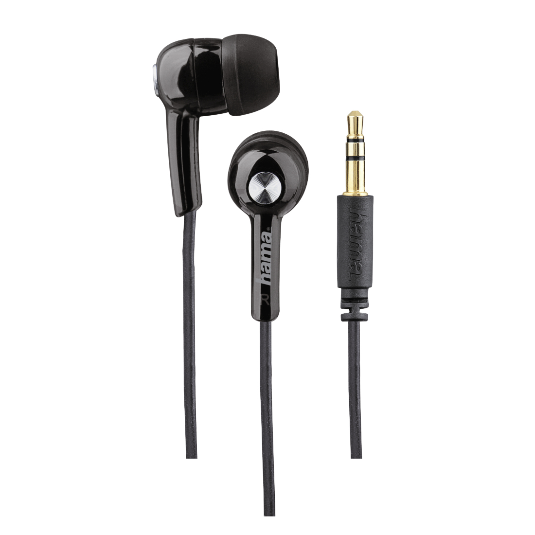 Hama 00054632 headphones/headset Wired In-ear Black – image 1