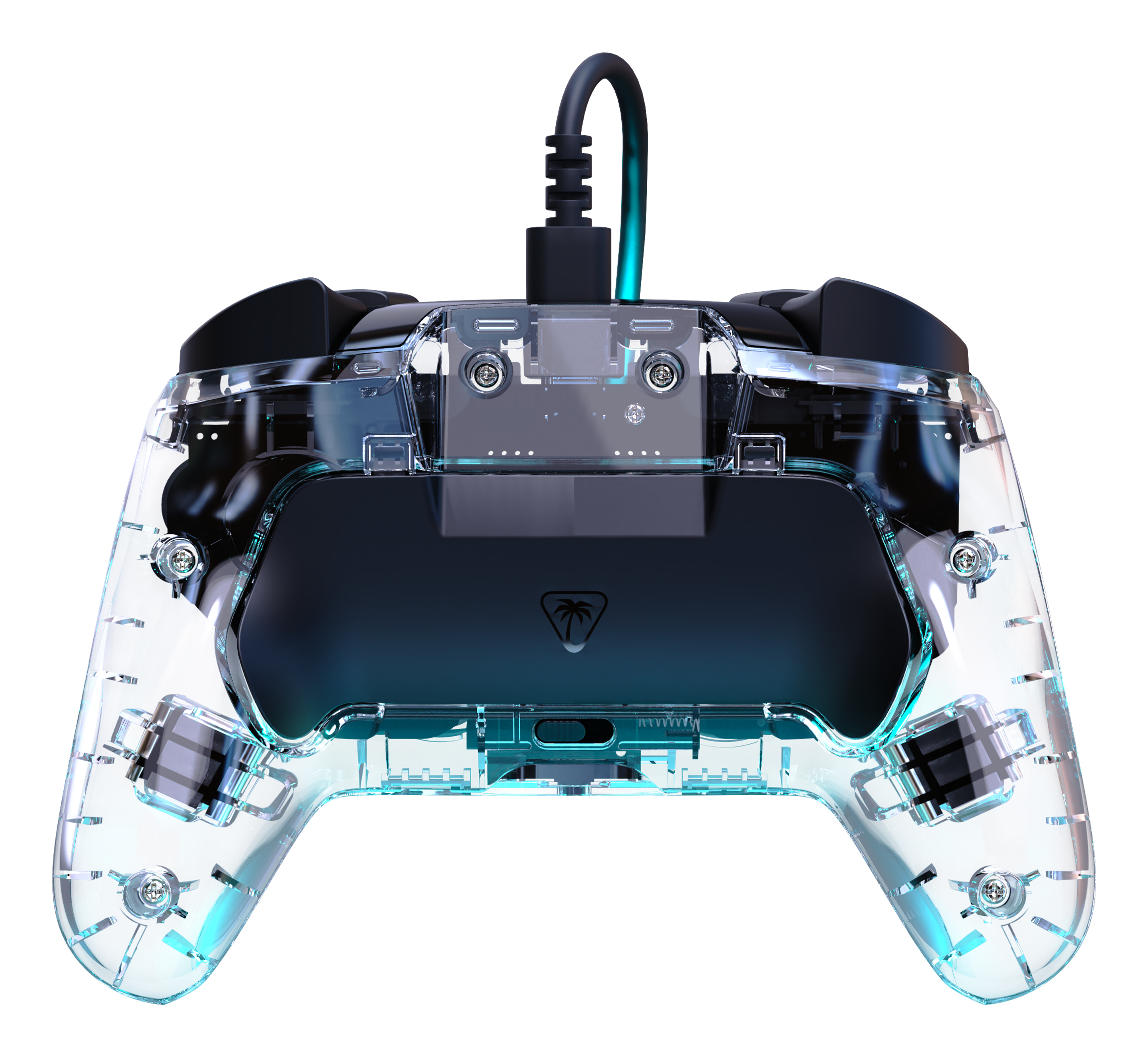 Turtle Beach Afterglow Transparente Manette de gaming RGB filaire Sous licence officielle pour Nintendo Switch 2