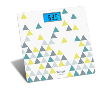 Tefal Classic PP1536V0 personal scale Square Blue, Grey, White, Yellow Electronic personal scale – image 2