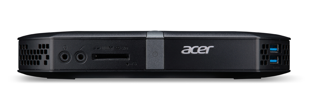 Acer Veriton N 2620G-SC107F Intel® Celeron® 1017U 4 GB DDR3-SDRAM 320 GB HDD FreeDOS Mini PC Black – image 2
