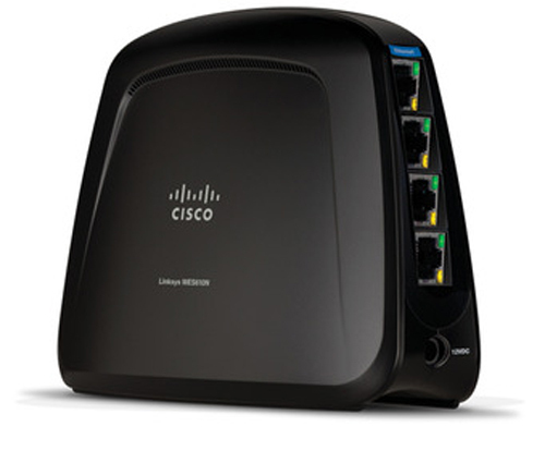 Linksys WES610N wireless router Fast Ethernet Black