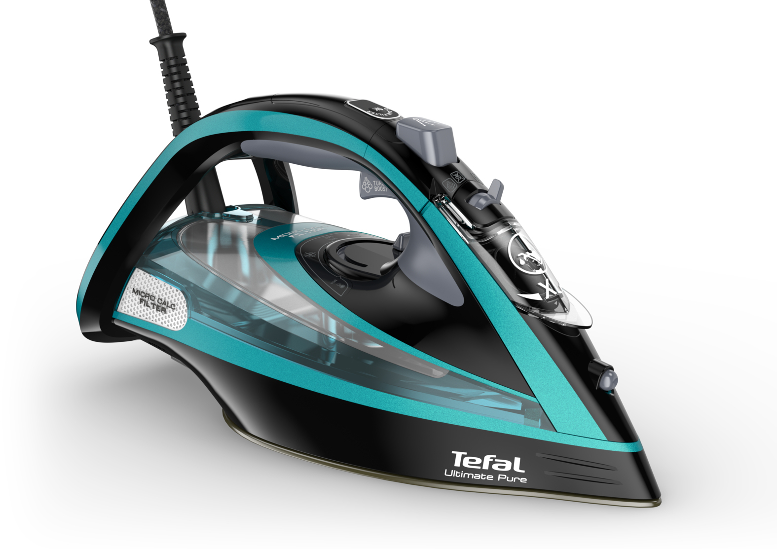 Tefal Ultimate Pure FV9844 Dry & Steam iron Durilium Autoclean soleplate – image 1