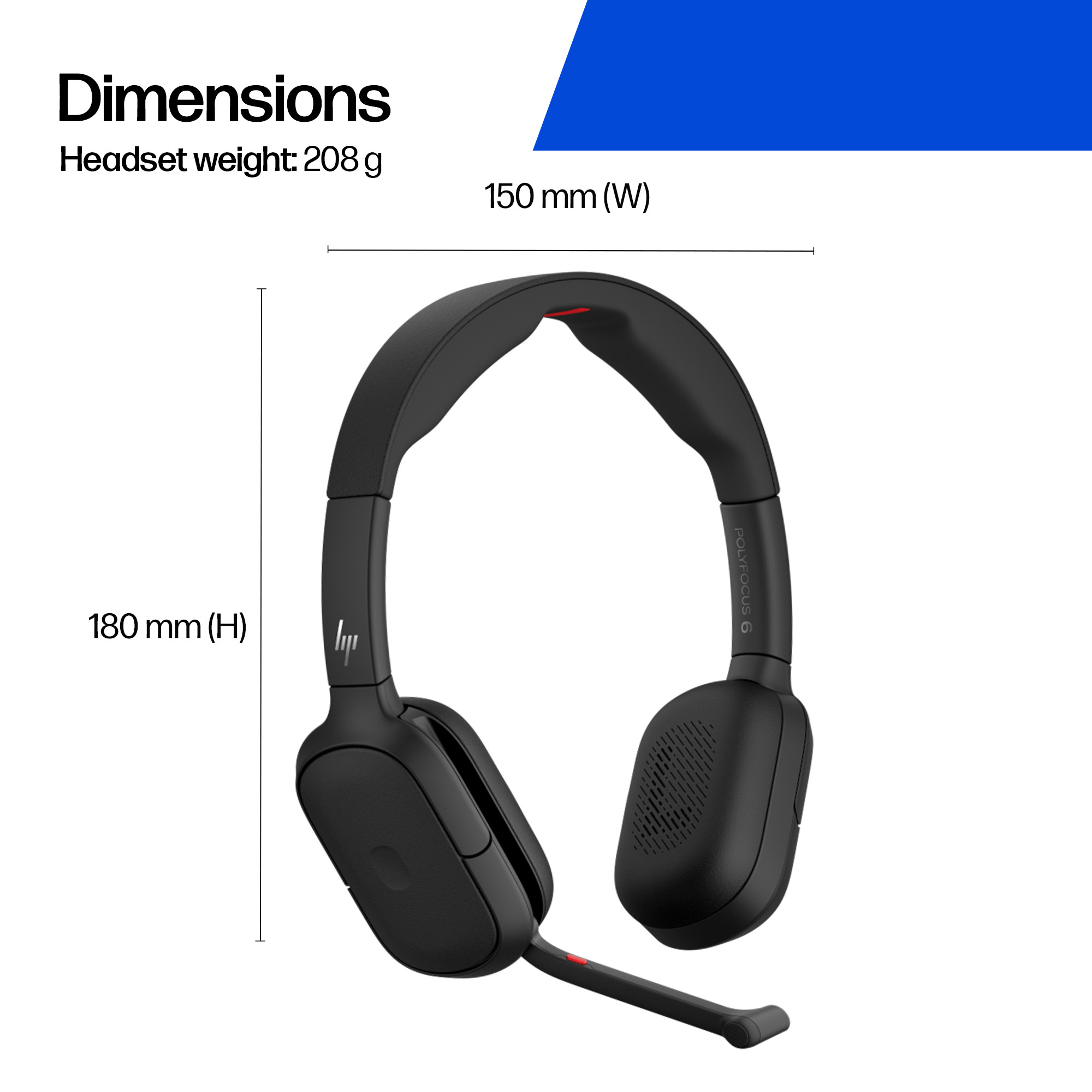 HP Poly Focus 620 Fold Bluetooth Headset Customer Special 1 – image 4