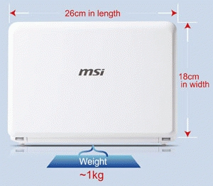 MSI WIND U100-WT160B – image 2