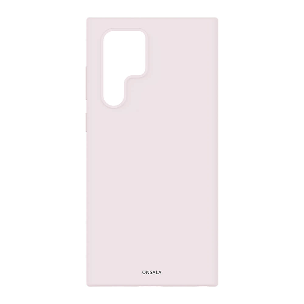 Onsala Phone Case Silicone Sand Pink - Samsung S22 Ultra