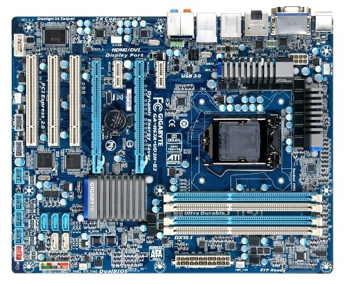 GIGABYTE GA-H67A-UD3H-B3 motherboard LGA 1155 (Socket H2) ATX